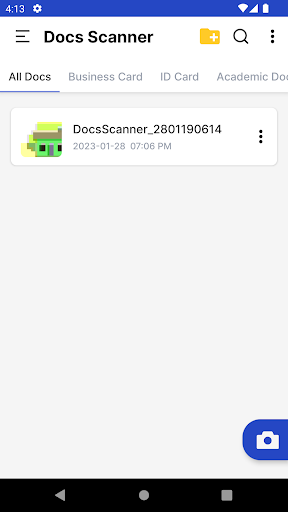 Documents Scanner Screen 2