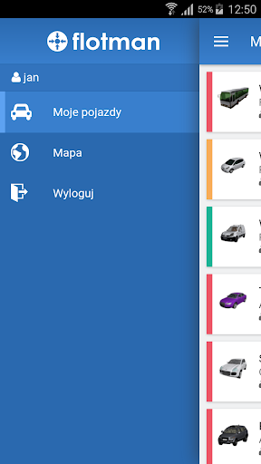 Android application Flotman Manager screenshort