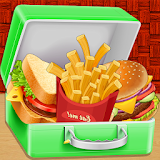 Fast Food Kids School Lunchbox icon