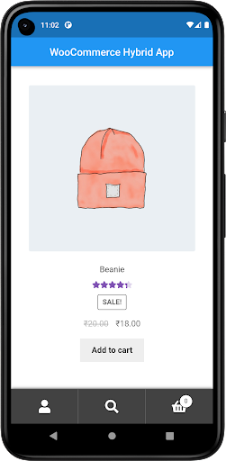 Screenshot of Mobikul WooCommerce Hybrid App