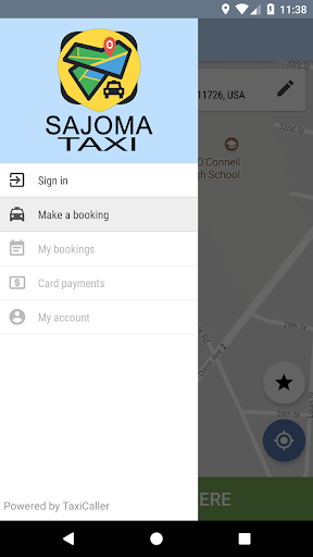Android application Sajoma Taxi screenshort