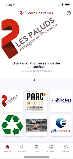 Android application Les Paluds screenshort