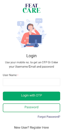 Android application FEATCARE screenshort