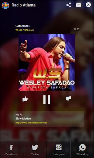 Android application Radio Atlanta Sertaneja screenshort