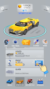 Idle Car MOD APK 2.5.1 (Unlimited Money) 4