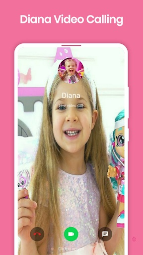 Android application Diana Video Call - Prank Call screenshort