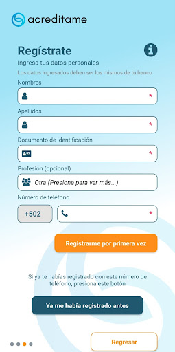 Acreditame Screen 2