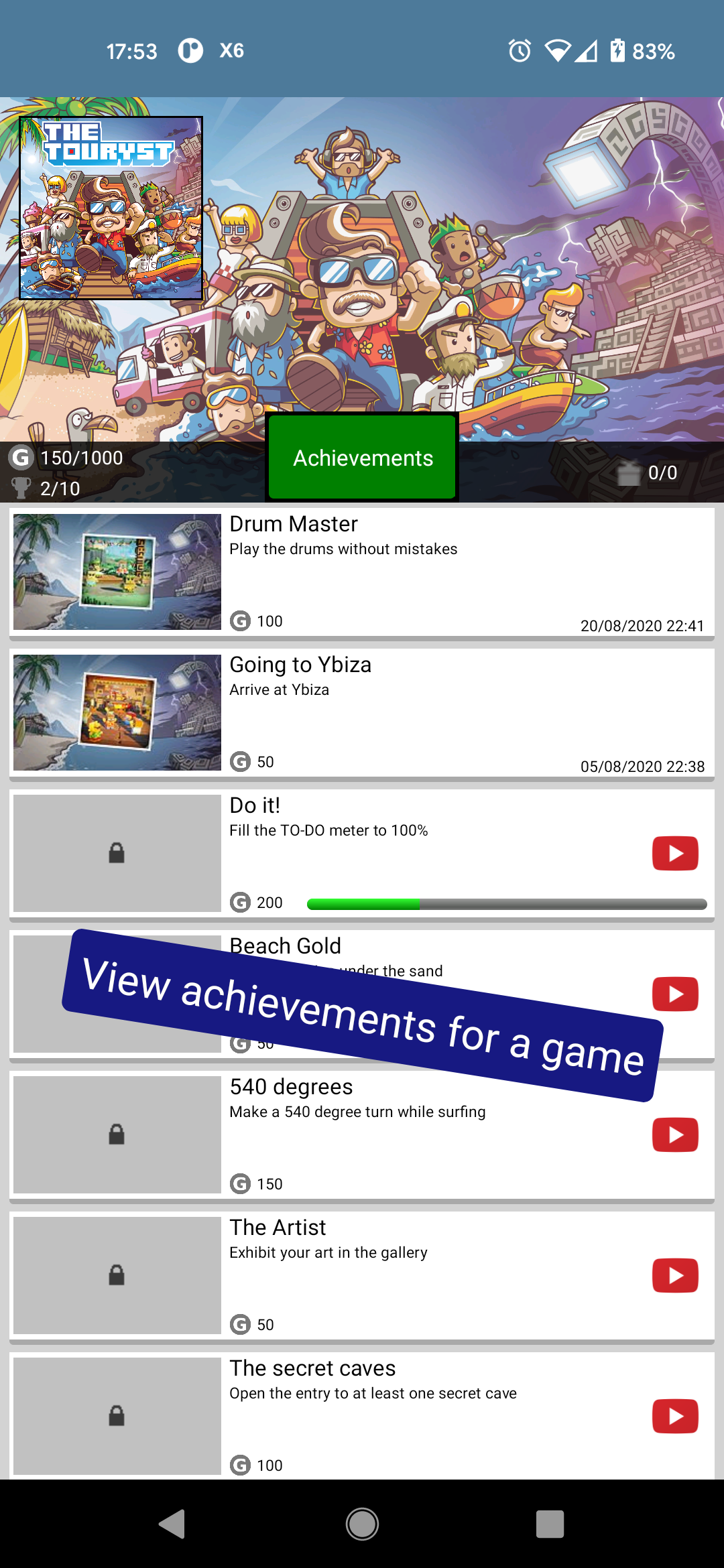 Android application My Xbox Live Friends & Achievements screenshort