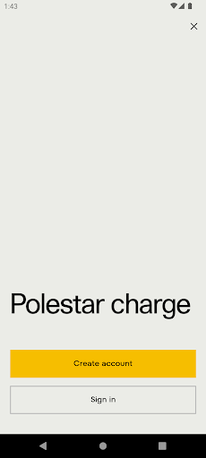 Android application Polestar Charge screenshort