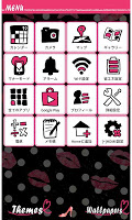 screenshot of LIPS for +HOMEきせかえテーマ