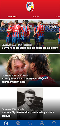 Android application FC Viktoria Plzeň screenshort