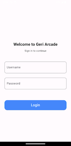 Geri Arcade Caregiver Screen 3