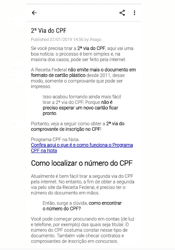 Consultar CPF - Situação, Nome Sujo e Score