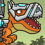Cover Image of ダウンロード CyberDino: T-Rex vs Robots  APK