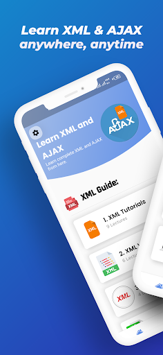 Android application Learn XML and AJAX (Offline) screenshort