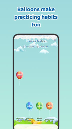 Android application Uplifting, Routine Rituals App screenshort