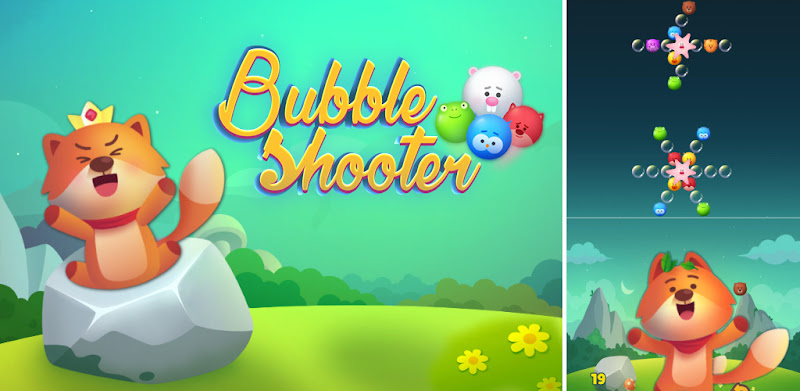 Bubble shooter puzzle game
