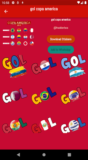 Fútbol Stickers Screen 3