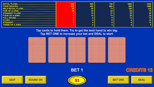 Play deuces wild for fun