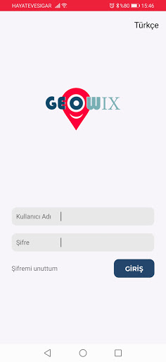 Android application Geowix screenshort