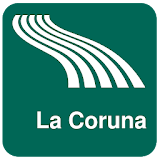 La Coruna Map offline icon
