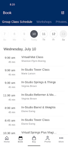 Rhinebeck Pilates Screen 2