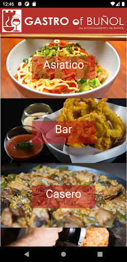 Android application Gastro of Buñol screenshort