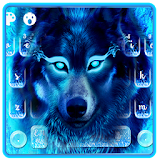 Neon Wolf Keyboard Theme icon