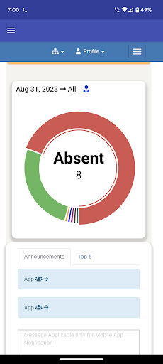 Android application GI Apps screenshort