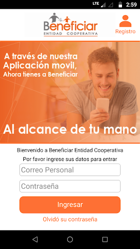 Android application Beneficiar Asociados screenshort