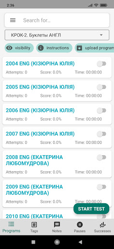 My successful KROK 1, 2, 3, M Screen 2