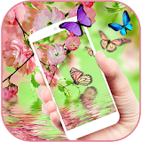 Butterfly pink aroma theme icon