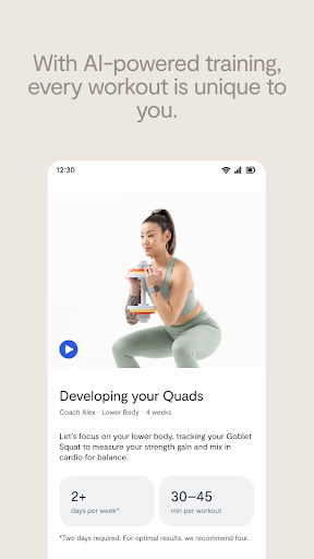 Screenshot of Tempo Home Fitness