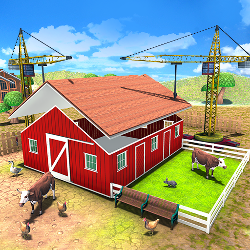 Cattle Farm House Construction  Icon