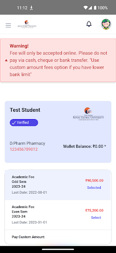 Royal Global University Screen 3