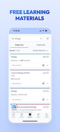 Screenshot of Vaia: Study, Notes, Flashcards