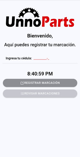 Marcación Unnoparts Screen 2