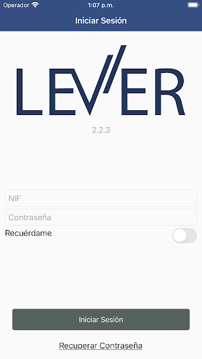 Android application Lever screenshort