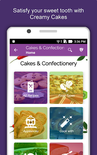 Screenshot of Cake Recipes, Baking Recipes