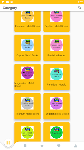 Non-Ferrous Metals App Screen 2