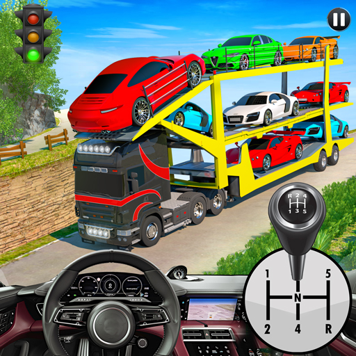 Crazy Car Transport Truck Game  screenshots 1