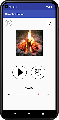 Android application Campfire Sound screenshort