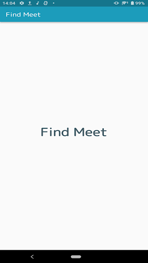Android application FindMeet screenshort