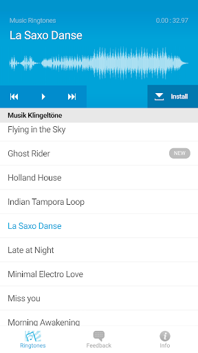 Android application Ringtones for Android screenshort