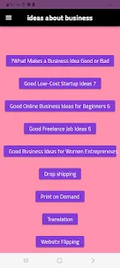 ideas about business