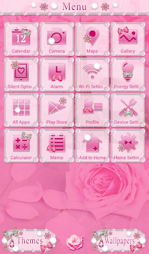 Roses & Paris Theme +HOME Screen 2