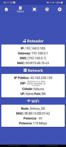 Android application GestaoApp - Para Técnicos ISP screenshort