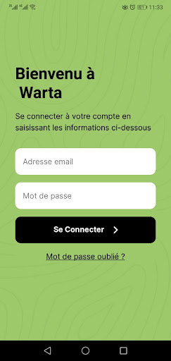 Android application warta screenshort