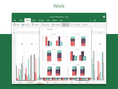 Microsoft Excel: View, Edit, & Create Spreadsheets Varies with device APK screenshots 13