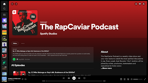 Screenshot Spotify: Music and Podcasts